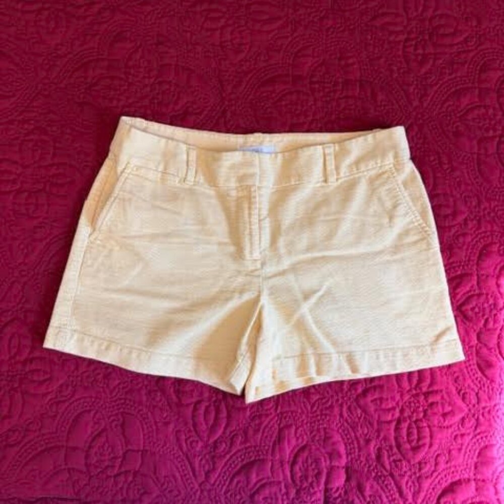 LOFT Yellow Shorts Size 6